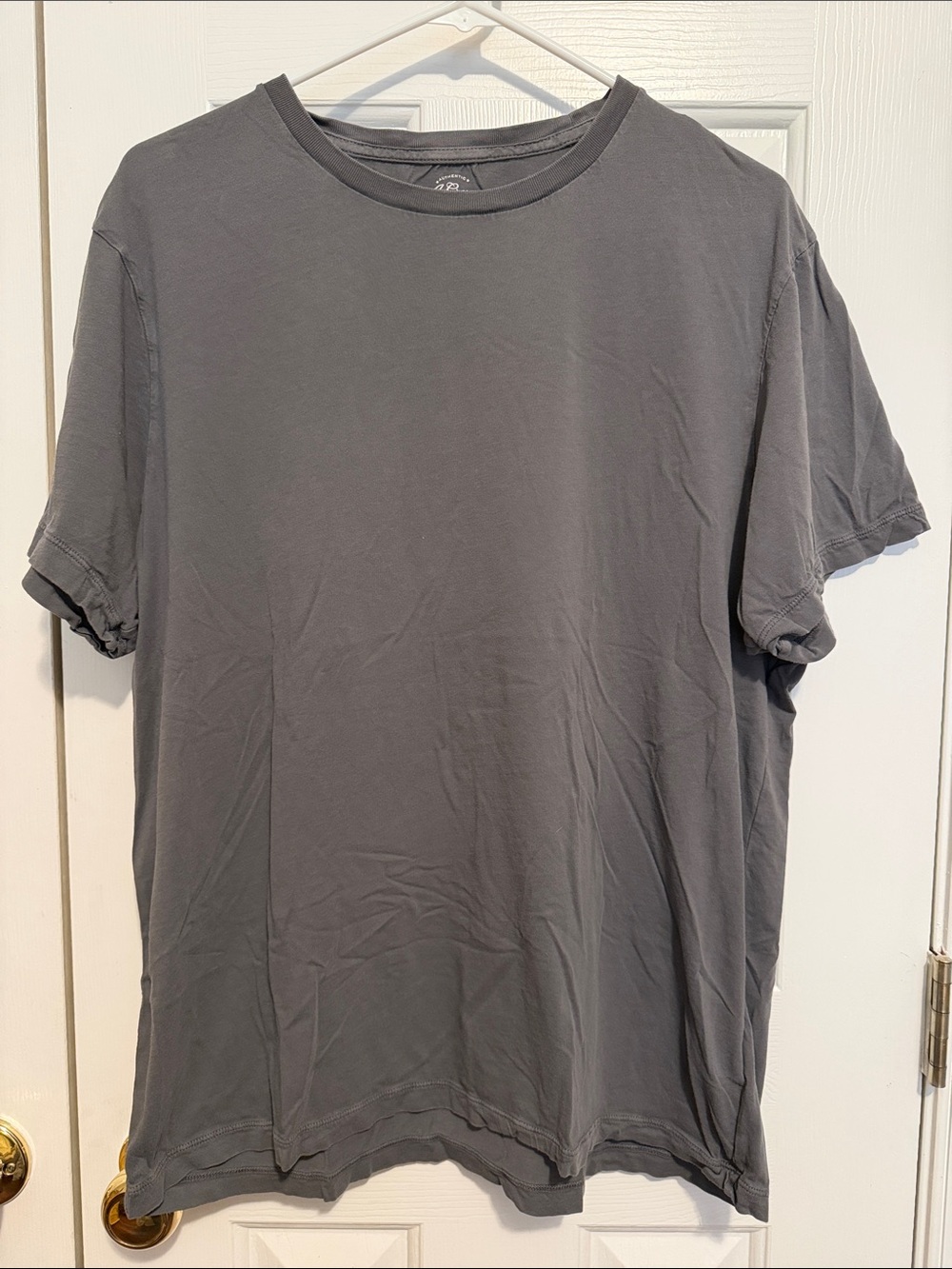 J. Crew Men's Short Sleeve Crewneck T-Shirt - Charcoal Gray